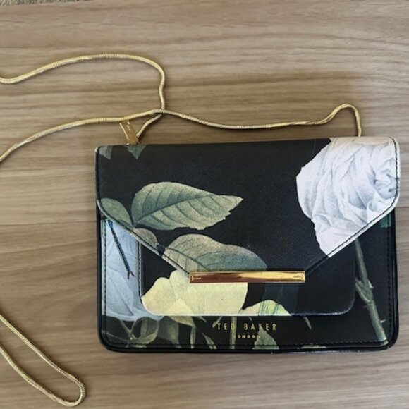 Ted Baker Domina Mini handbag slingback with metal gold strap - Picture 1 of 4